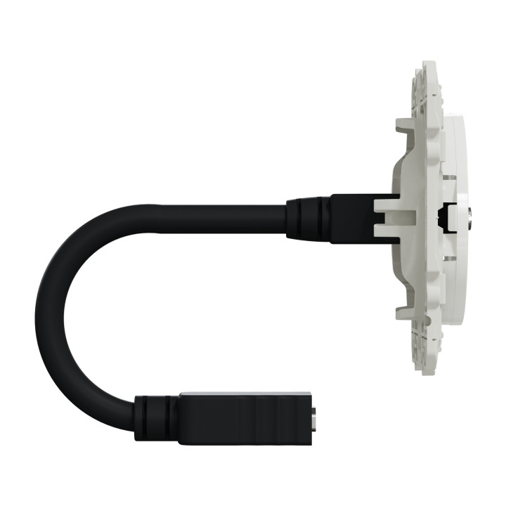 Schneider Odace - Prise HDMI Type A - Blanc - Réf : S520462