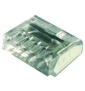 Capri - Bornes automatique 5 entrées pour fil rigide 0,5 à 2.5mm² (boite de 50 connecteurs) - Réf : 309287