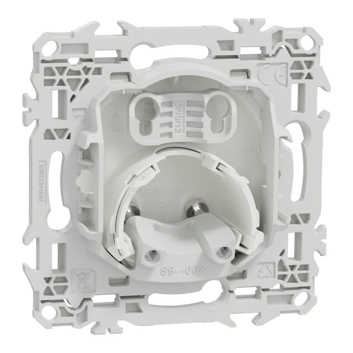 Schneider - Odace 2025 - sortie de câble - serre câble 6 à 12 mm² - blanc craie - Réf : S920662