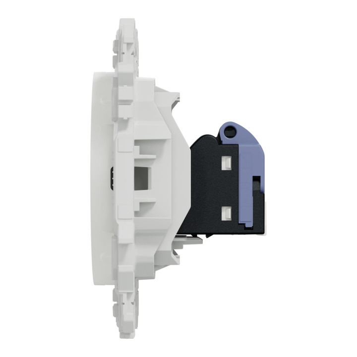 Schneider - Odace 2025 - prise RJ45 - Cat6 UTP grade 1 à 2 - blanc craie - Réf : S920475