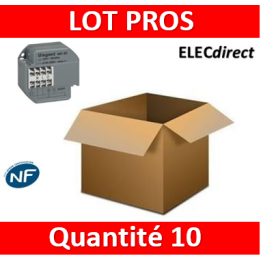 Legrand - Télérupteur encastrable 10A - 250V - Silencieux - 049120x10