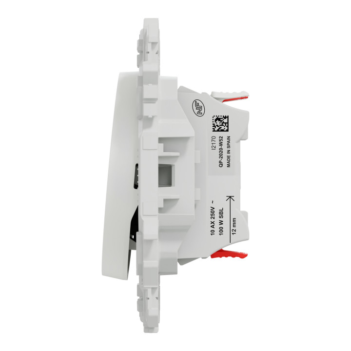 Schneider - Odace 2025 - permutateur - bornes automatiques - 10AX - blanc craie - Réf : S920205