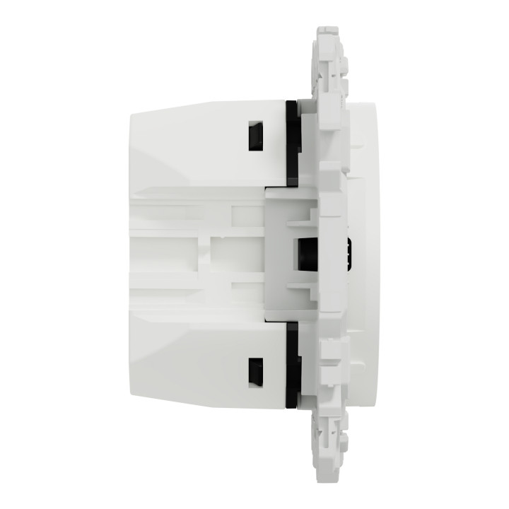 Schneider - Odace 2025 - chargeur USB-C 65W - forte puissance et charge rapide - blanc craie - Réf : S920406