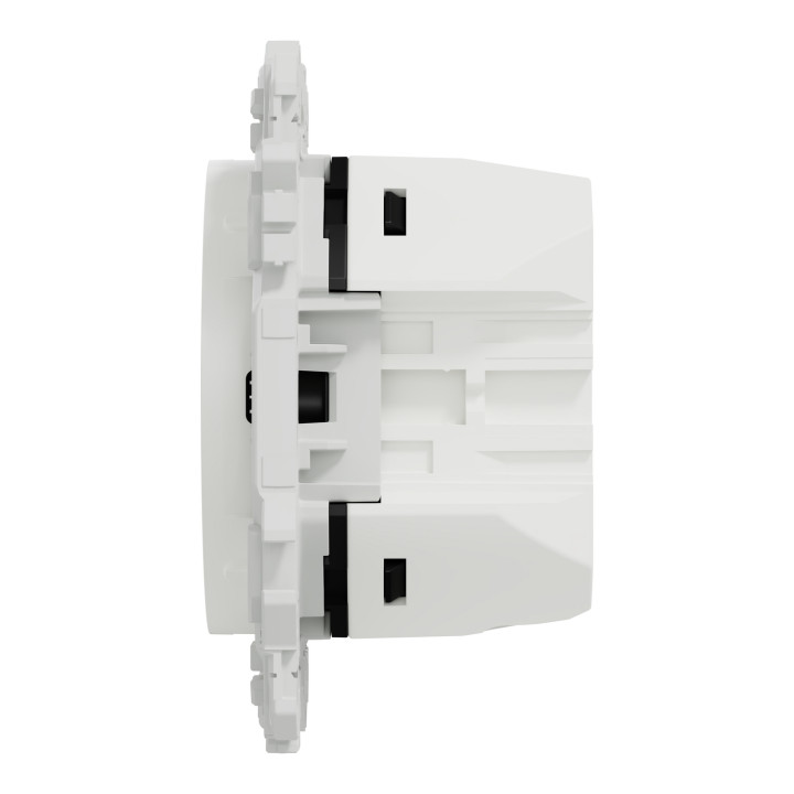 Schneider - Odace 2025 - chargeur USB-C 65W - forte puissance et charge rapide - blanc craie - Réf : S920406