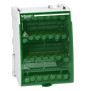 Schneider - Linergy DS - Répartiteur étagé tétrapolaire - 100A - 4x7 trous - Réf : LGY410028