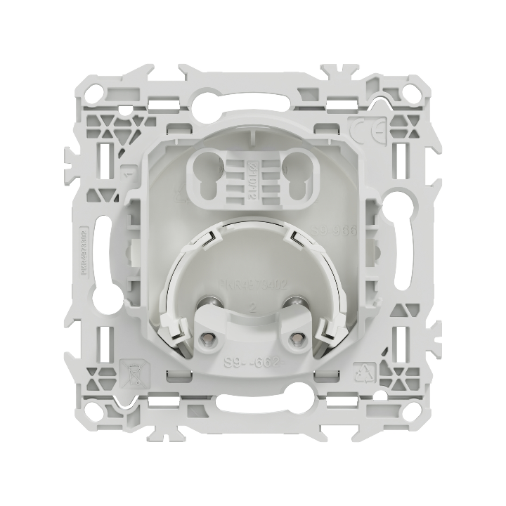 Schneider - Odace 2025 - sortie de câble - serre câble 6 à 12 mm² - blanc craie - Réf : S920662