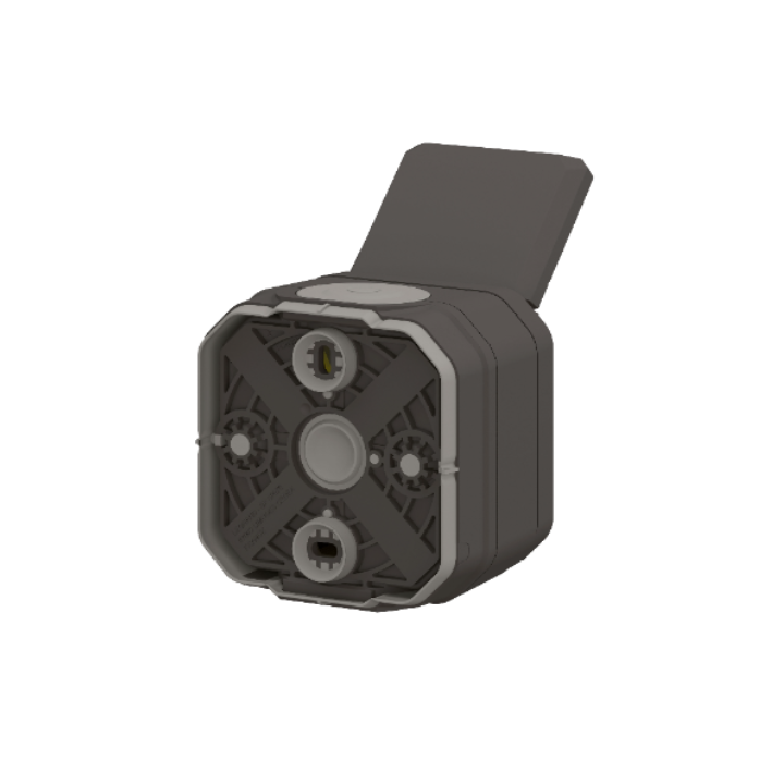 Legrand - Prise de courant 2P+T 16A étanche Plexo prêt à poser saillie - IP55 - IK08 - 250V - Anthracite - Réf : 069791L
