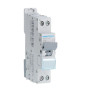 HAGER - Disjoncteur 1P+N 6-10kA - courbe D - 40A -1 module - Réf : NGT740