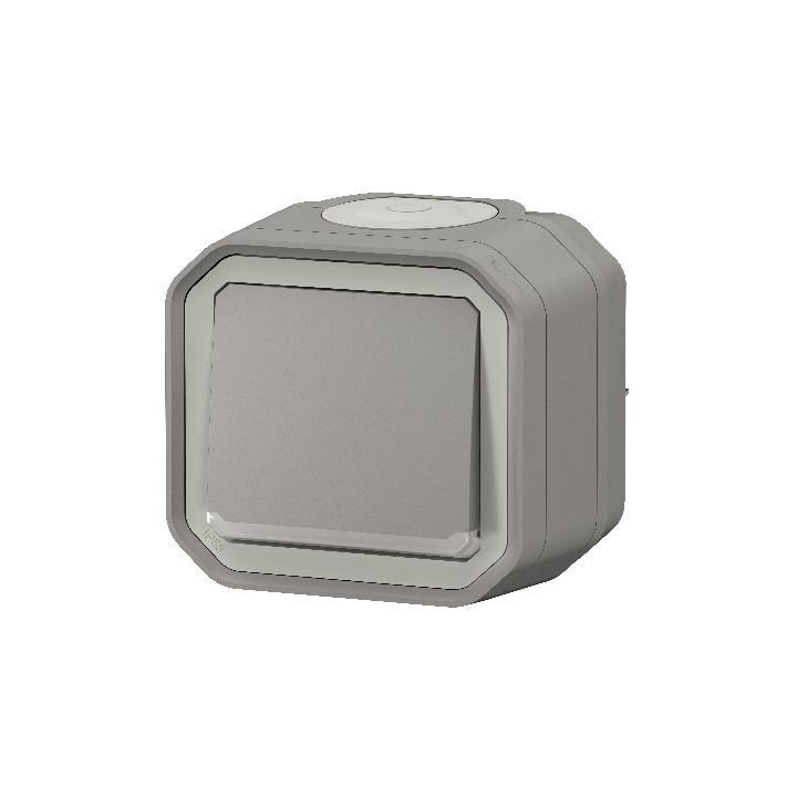 Legrand Plexo - Interrupteur ou Va-et-Vient témoin 10A - 250V - IP55/IK08 - Réf : 069712L