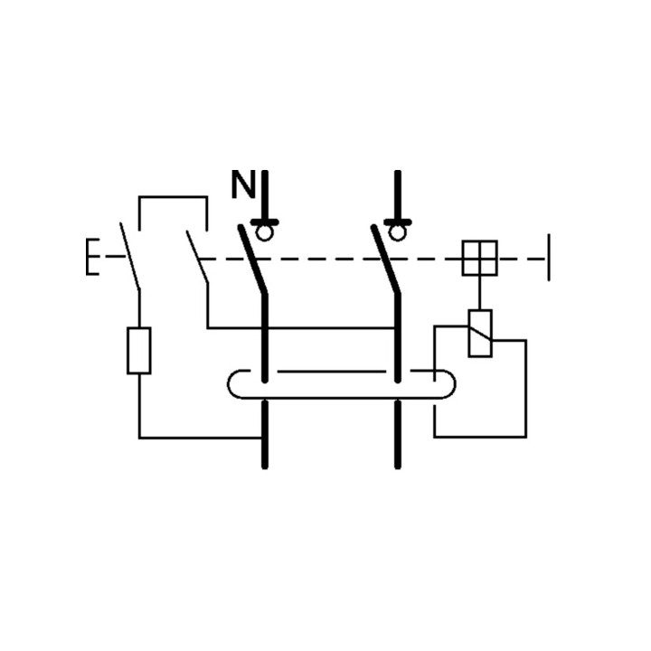 HAGER - Inter différentiel 2P - 63A - 30mA - Type AC - AUTO - Réf : CDS764F