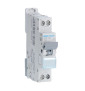 HAGER - Disjoncteur 1P+N 6-10kA - courbe D - 10A -1 module - Réf : NGT710