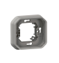Legrand Plexo - Support plaque étanche - Encastré - 1 poste - Gris - Réf : 069681L