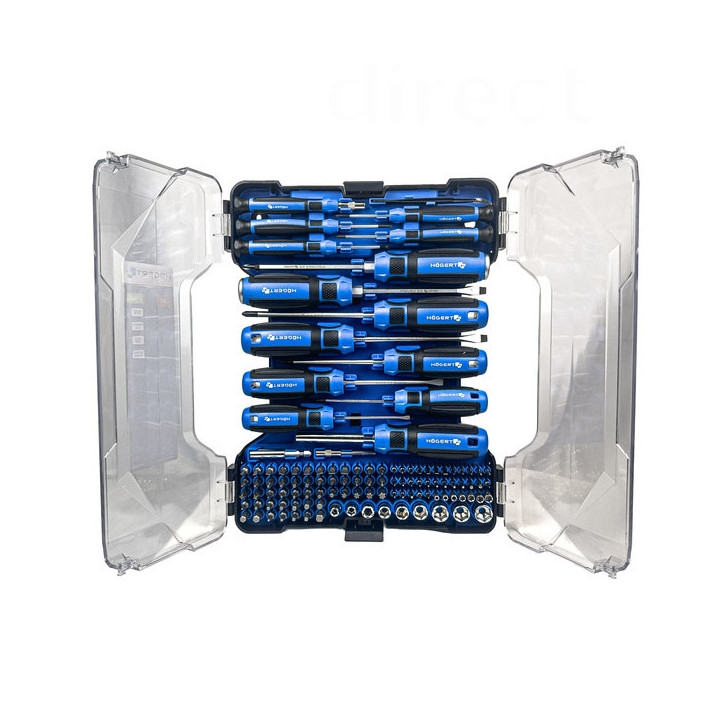 Hogert - Coffret Outils - 112 pièces - Réf : HT1S102