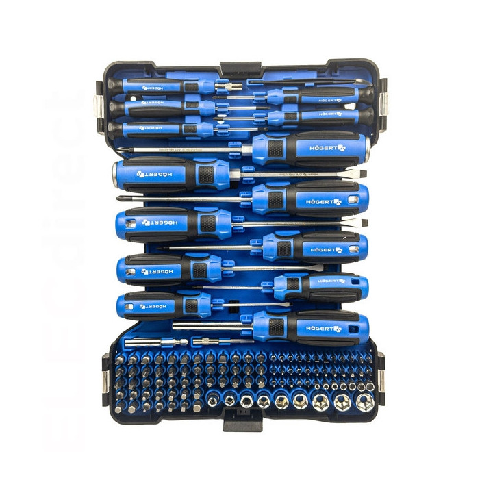 Hogert - Coffret Outils - 112 pièces - Réf : HT1S102