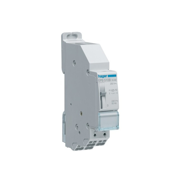 HAGER - Télérupteur 1F - 230V Sans Vis - EPS510B