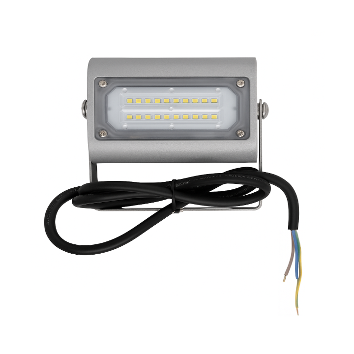 Kapsea - Projecteur LED étanche - Gris - 230V - 15W - 1500lm - 4000K -  IP66 - Réf : KAP-FLFPS-15