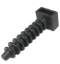 Ram - Embase pour collier d'installation nylon - noir - D. perçage 8mm - boîte de 100 - 59230