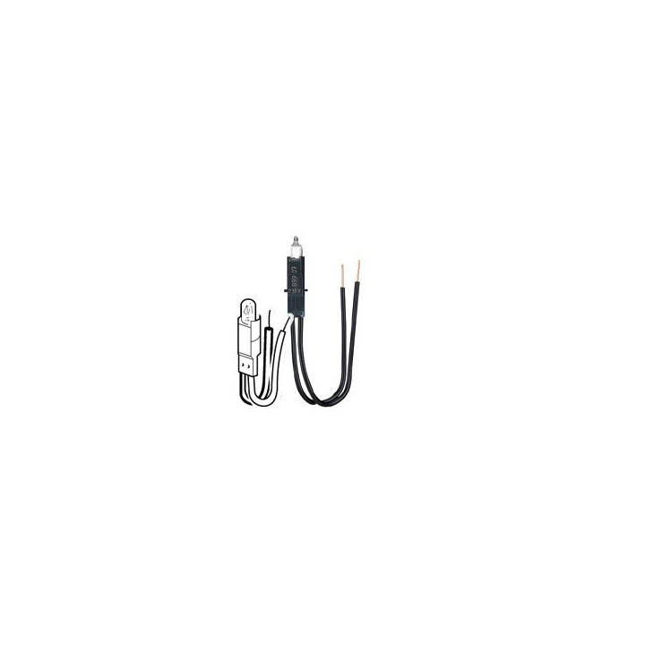 Legrand Oteo - Lampes à câbler 24 V - incandescent blanc - consommation 0,8 W - Réf : 089902