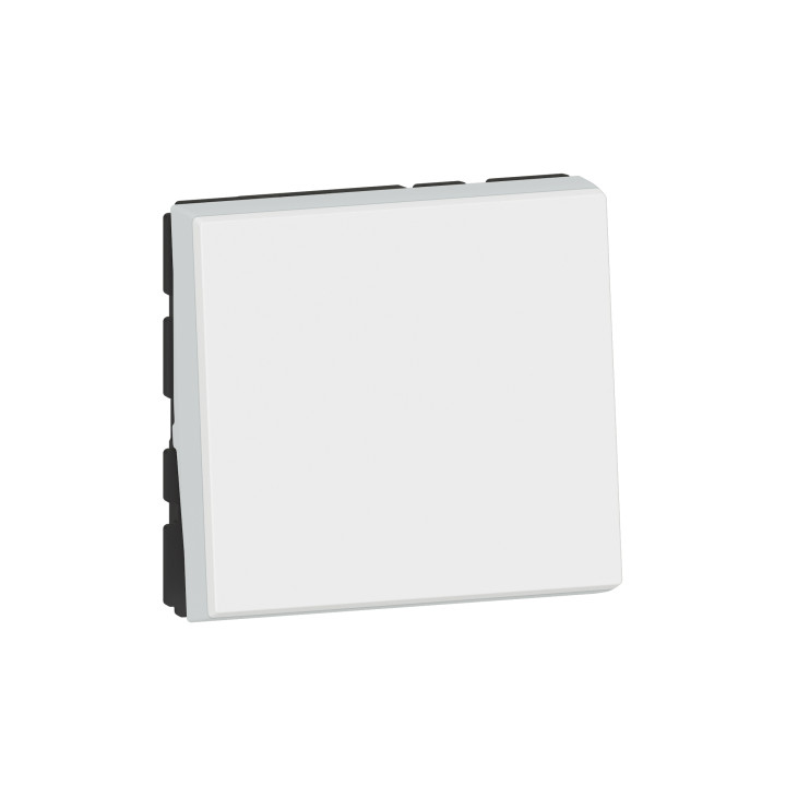 Legrand - Mosaic - Interrupteur Va et Vient Lumineux - Blanc - 10A - 2M - Réf : 278011L+067686L