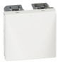 Legrand - Sortie de Câble Mosaic - 2M - Blanc - Réf : 277550L