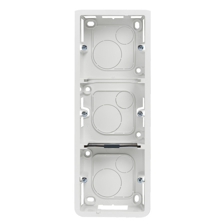 Legrand Mosaic - Cadre saillie 3 postes - 3 x 2 modules - vertical - Réf : 080283