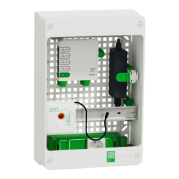 Schneider - Resi9 - Coffret VDI Box 13M2R  - Switch 5ports PoE - 2 prises - grade 3TV 6xRJ45 cat6a - Réf : R9H13402VDIXS