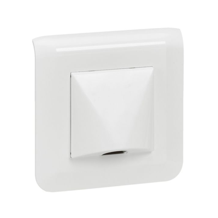 Legrand Mosaic - Sortie de câble 16A complet - 1 poste (2M) - Réf : 277550L + 080251 + 277802L