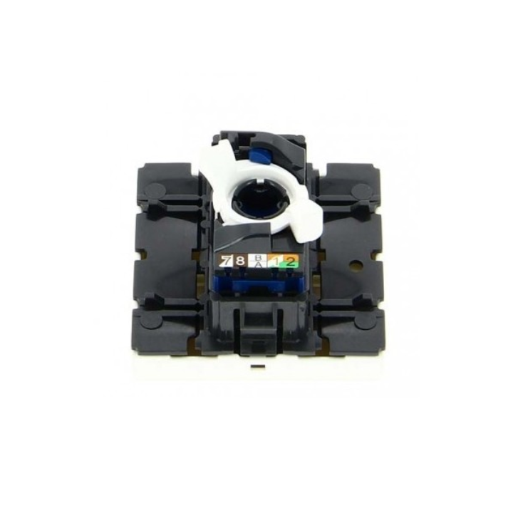Legrand Mosaic - Prise RJ45 Cat. 6 FTP - 2 Modules - Réf : 076565