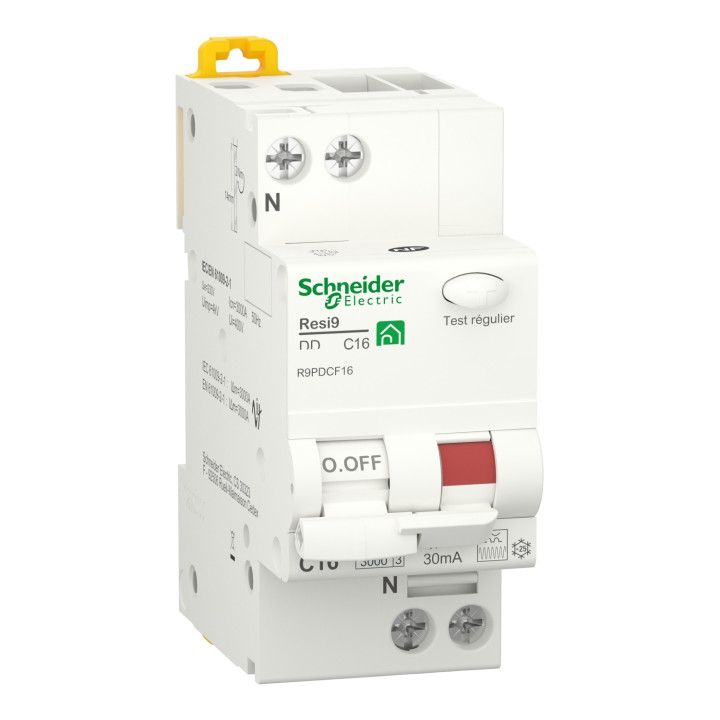 Schneider - Mureva - Kit prise saillie de recharge véhicule électrique + Disjoncteur différentiel 20A  - Réf.: MUR36016