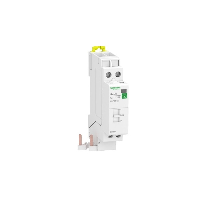 Schneider - Contacteur RESI9 CT J/N heures creuses Bipolaire - 2F - 20A - Réf : R9PCTH20