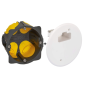 Legrand - Boîte d'encastrement 1 poste BBC - Prof. 40 mm + Couvercle d'applique DCL pour boîte Ø67 mm - Réf : 080021L + 53041
