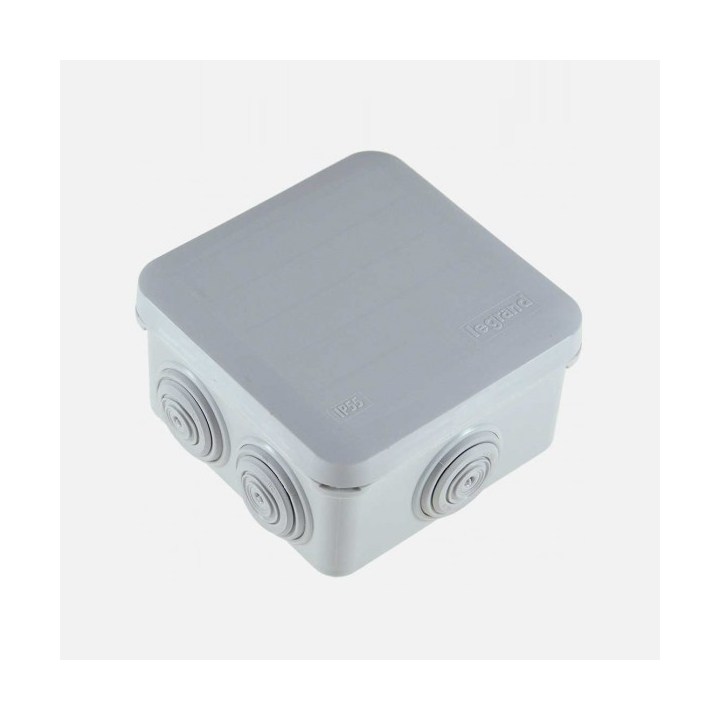 Legrand - Boîte de dérivation étanche IP55 - 80x80x45 - Réf : 092012
