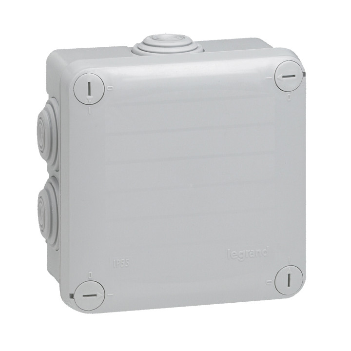 Legrand - Boîte de dérivation étanche IP55 - 105x105x55 - Réf : 092022
