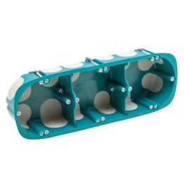 SIB - Boîte triple BBC entraxe 71 mm - prof 40mm - Réf : P33971