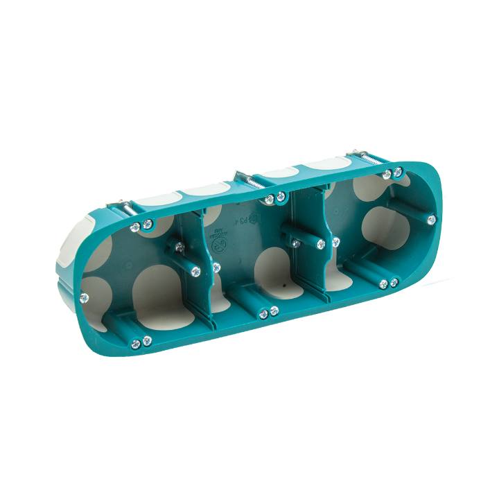 SIB - Boîte triple BBC entraxe 71 mm - prof 40mm - Réf : P33971