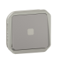 Legrand - Plexo - Interrupteur temporisé lumineux sans neutre - 8A - 250V - composable - IP55/IK07 - Blanc - Réf : 069504L
