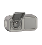 Legrand - Plexo - Prise + Interrupteur - Saillie - étanche IP55 - Réf : 069511L + 069551L + 069672L