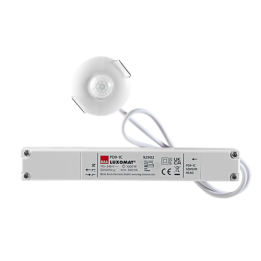 B.E.G - Mini détecteur de mouvement infrarouge LUXOMAT - 360° - Blanc - PD9-1C-FP-BL - Réf : 92902