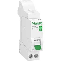 Schneider - Resi9 XE - Disjoncteur 32A - Courbe D - 1P+N - AUTO - EMBROCHABLE - Réf : R9EFD632