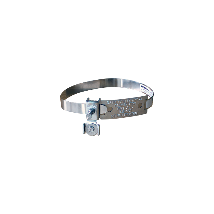 Eurohm - Collier d'équipotentialité - 42cm - Diamètre 32 à 100 mm - Réf : 70512
