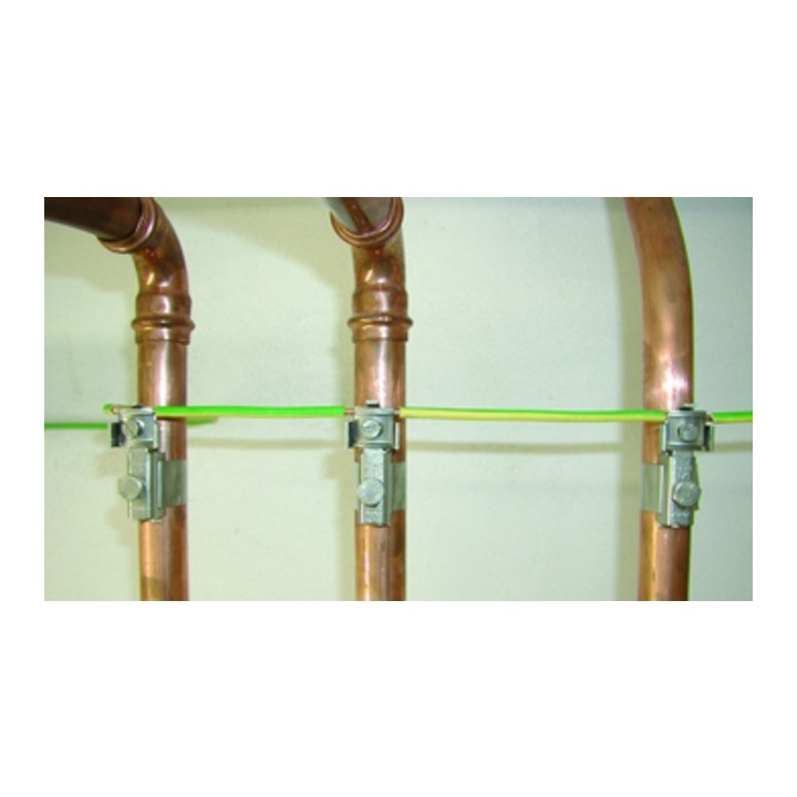 Eurohm - Collier d'équipotentialité - 42cm - D. 32 à 100 mm - Réf : 70512