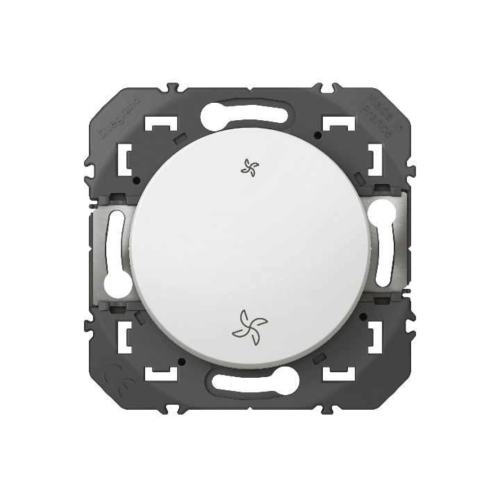 Legrand - Dooxie - Commande VMC interrupteur - Finition Blanc - Réf : 600007