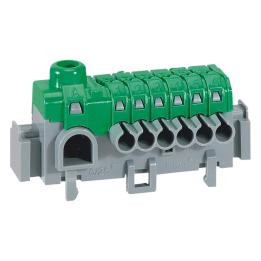 Legrand - Bornier de répartition de terre - à connexion automatique - IP2X - Réf. 005050