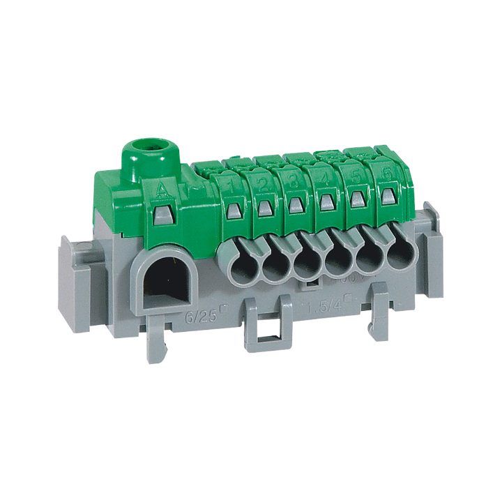 Legrand - Bornier de répartition de terre - à connexion automatique - IP2X - Réf. 005050