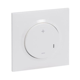 Legrand - Dooxie - Interrupteur variateur universel - 2 fils sans Neutre - 125W LED - avec plaque - blanc - Réf : 600060A+600801
