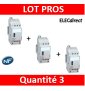 Legrand - Contacteur J/N heures creuses 25A - 400V Tripolaire - 412502x3