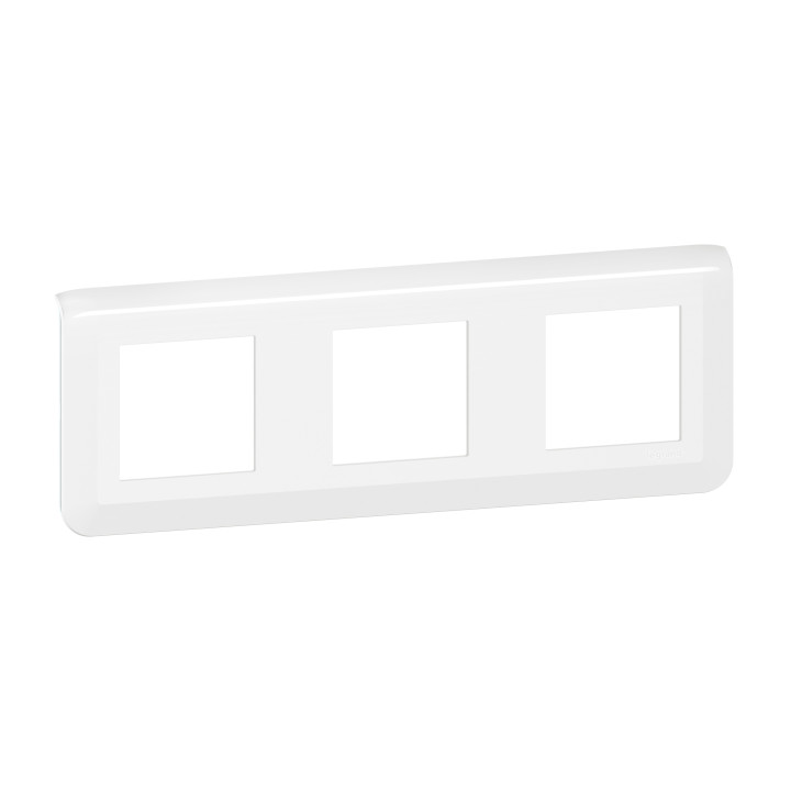 Legrand - Plaque 3 x 2 modules + Support Mosaic - 2 postes - Horizontal - Réf : LOT2717