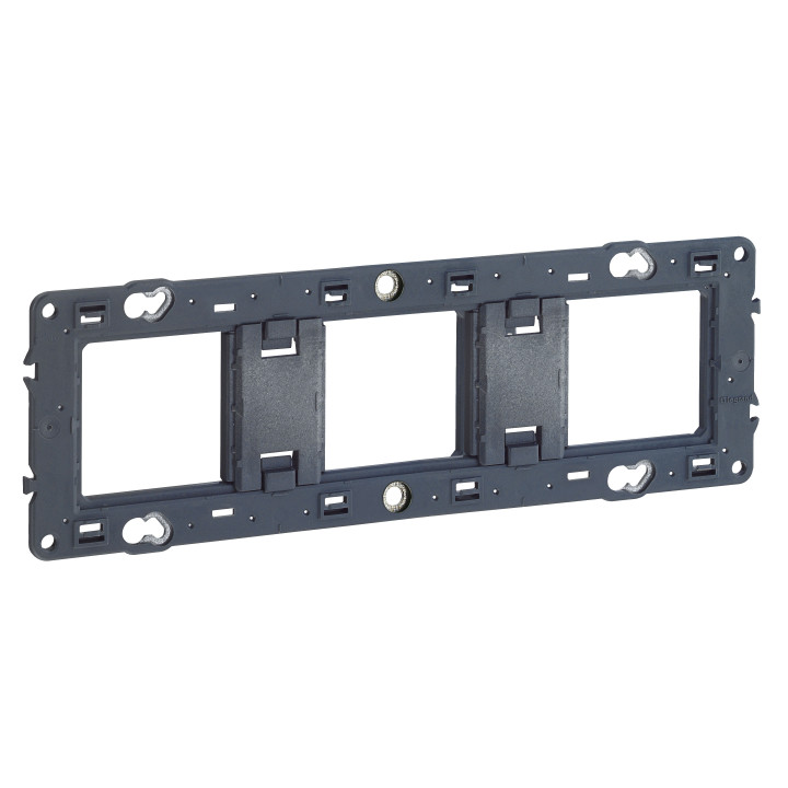 Legrand - Plaque 3 x 2 modules + Support Mosaic - 2 postes - Horizontal - Réf : LOT2717