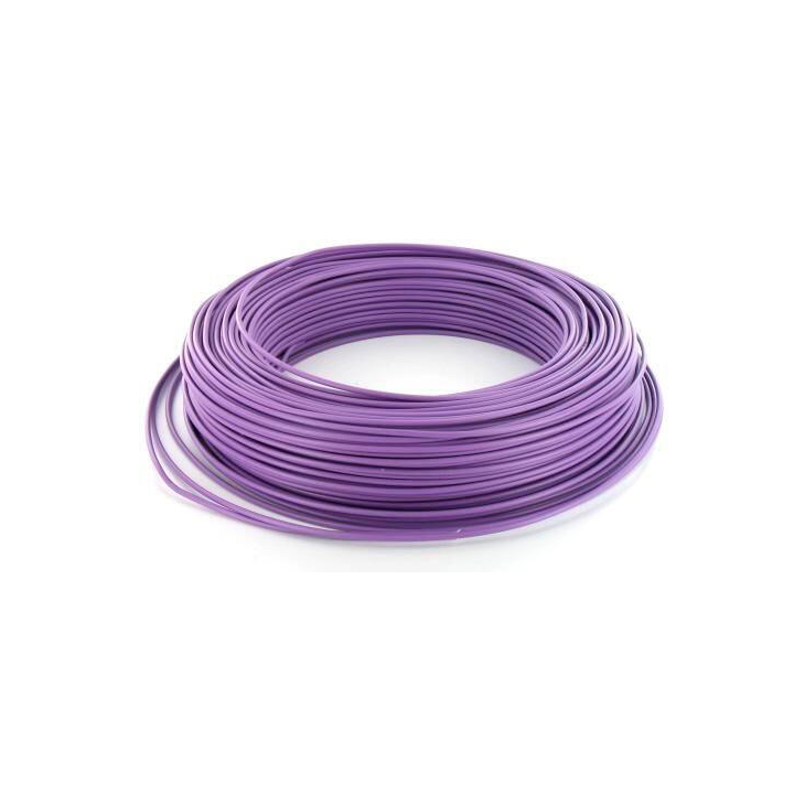 Fil HO7V-U 1x1,5mm2 rigide - Violet - couronne de 100m - Réf. VU1,5V