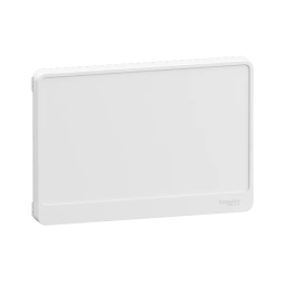 Schneider - Resi9 - porte styl Blanc coffret 18M - 1R - panneau de ctrl - bloc de cmd - Réf : R9H18421